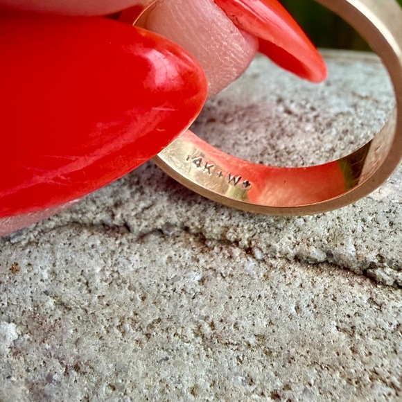 14 karat gold band - Picture 3 of 6